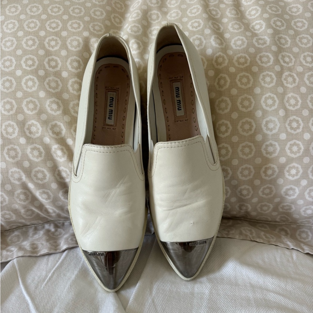 Miu Miu pointed toe sneakers